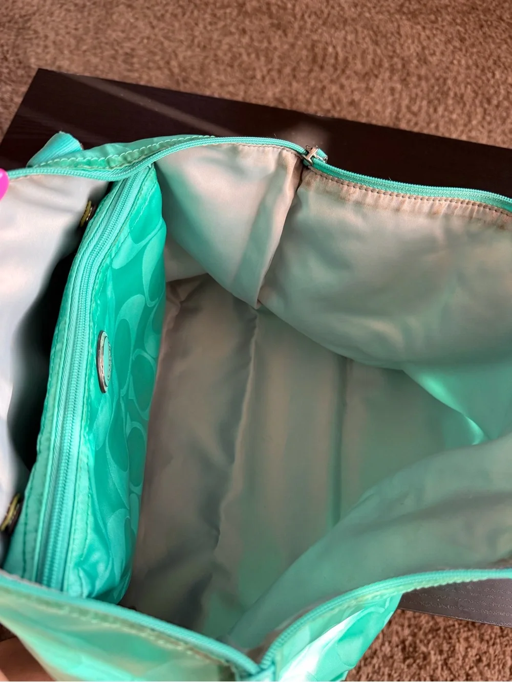 Coach tote vivid